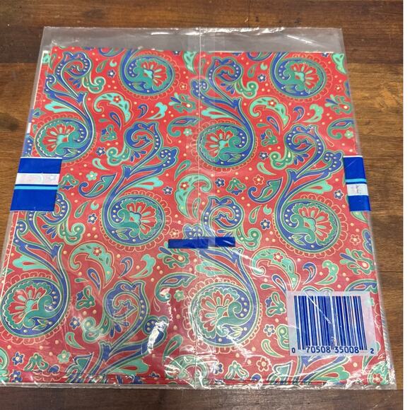 Vintage Cleo Gift Wrap Made In USA All Occasion Paisley Print Wrapping Paper - Picture 3 of 6